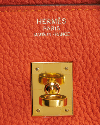 Birkin 30 Gold Togo Gold Hardware