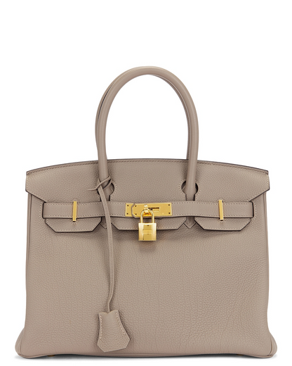 Birkin 30 Gold Togo Gold Hardware